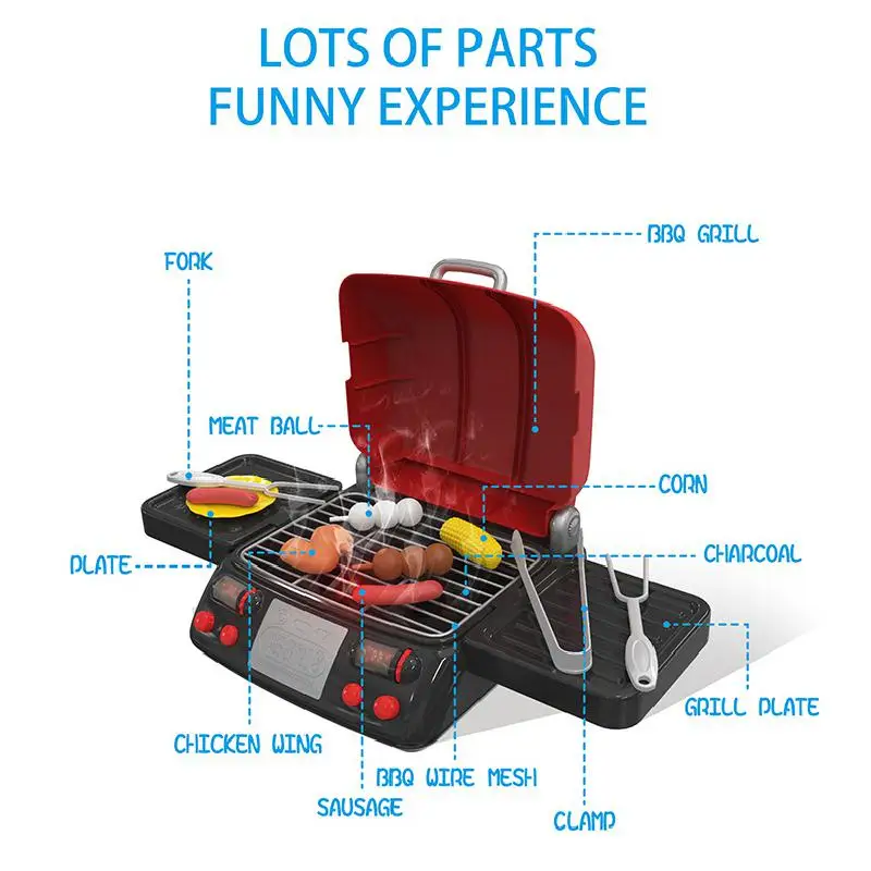 Simulation Kitchen Barbecue Toys