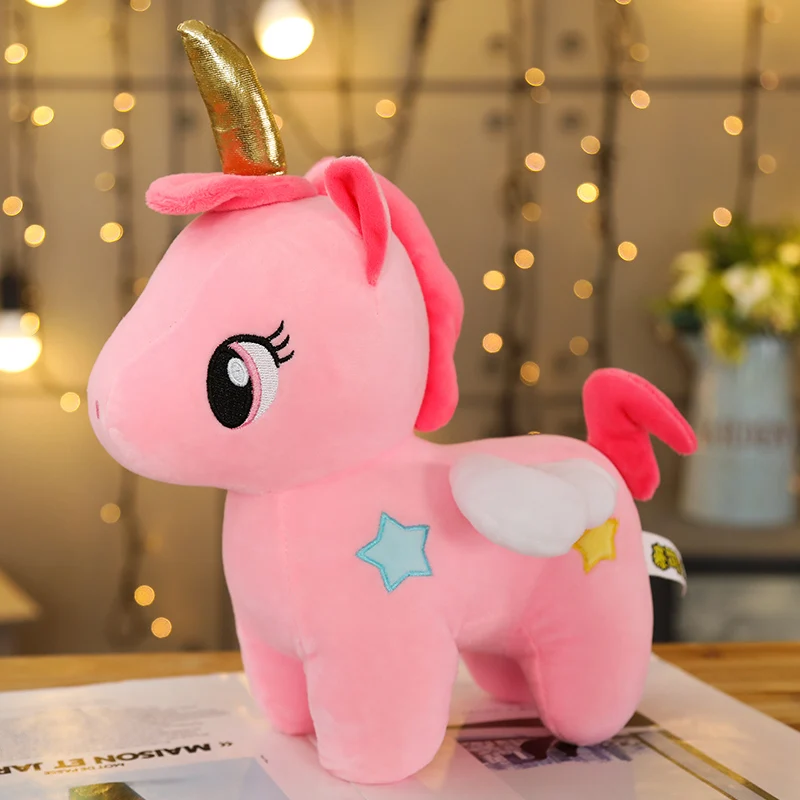 25CM Kawaii Standing Unicorn Plush Toys