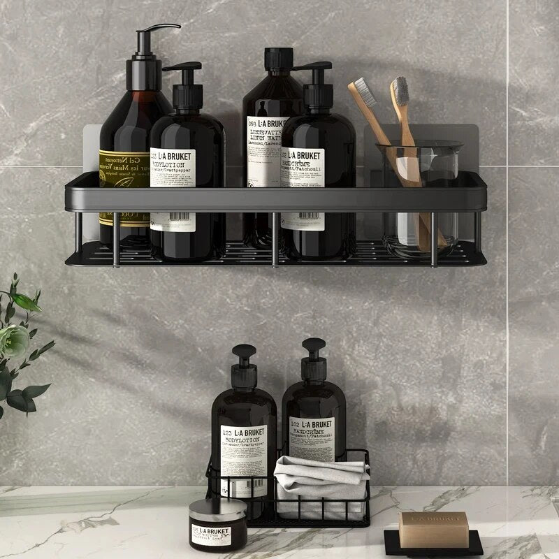 Bathroom Shelf Makeup Storage Organizer Shampoo Rack