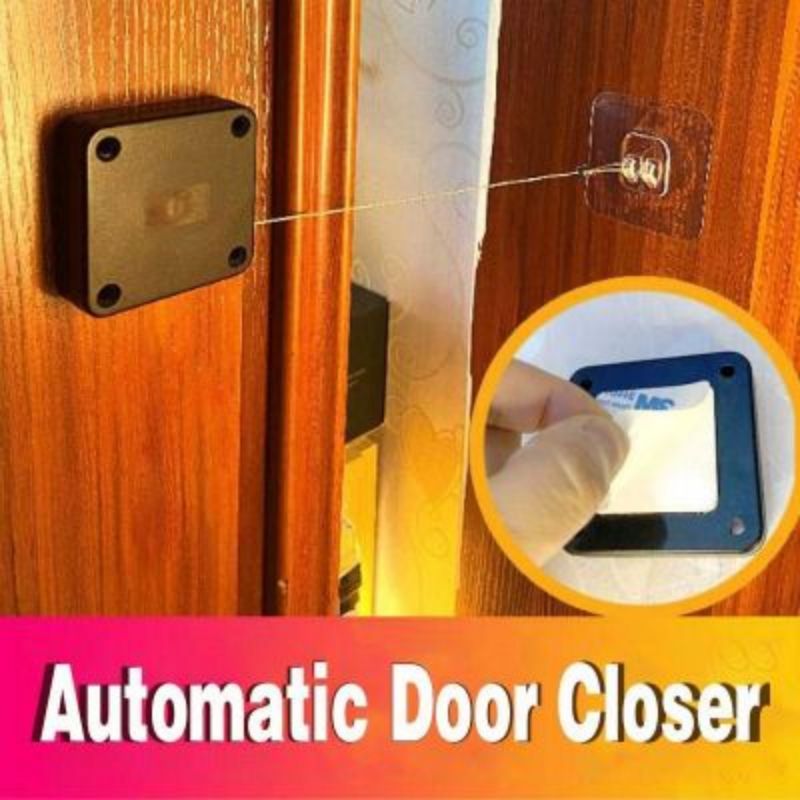 Automatic Sensor Door Closer Punch-Free Adjustable