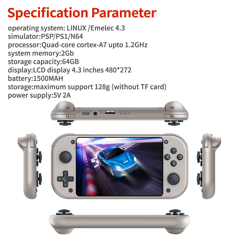 M17 Handheld console Console 4.3 inch Portable Video Game