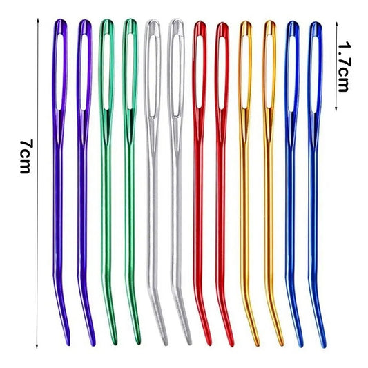 Knitting Yarn Needle Set Bent Tip Tapestry Needles