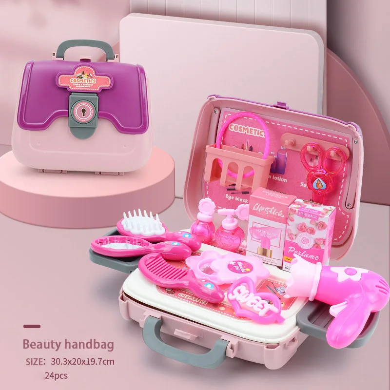24PCS Beauty Salon Set Toys for Girl