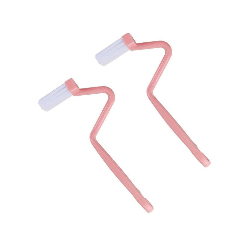 2Pcs Curved Toilet Brush Long Handle Toilet Cleaning Brushes