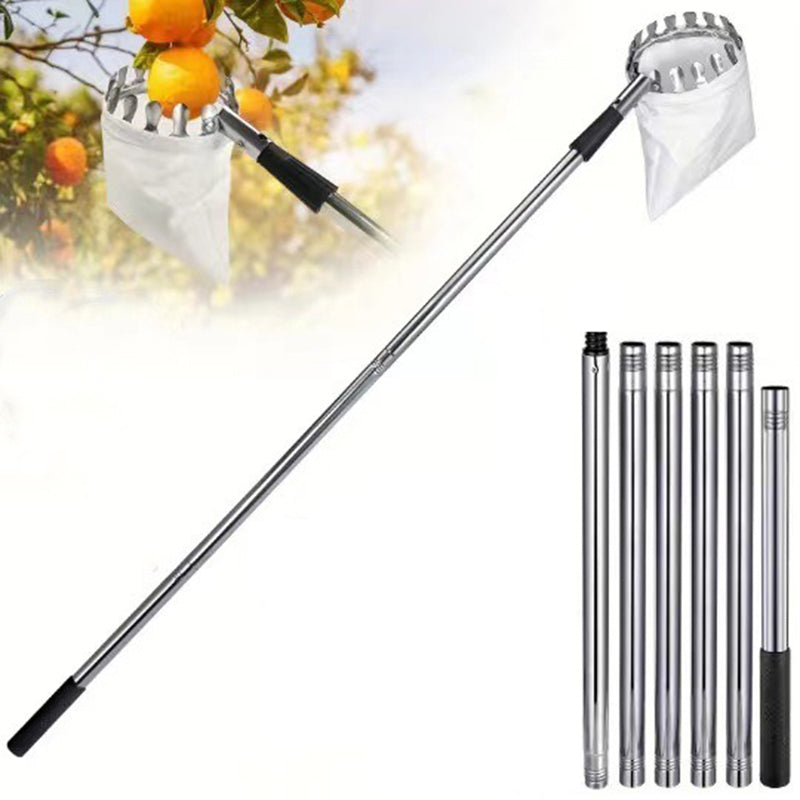 Stainless Steel Splicing Rod Fruit Picker