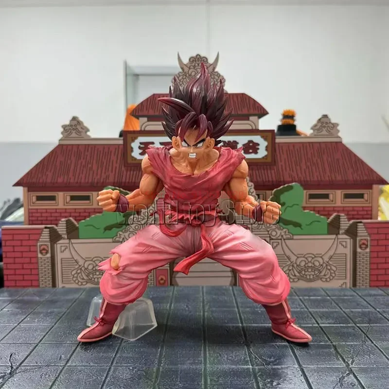 24cm Dragon Ball Z Anime Figure Kaiouken Goku Super Saiyan Son Goku