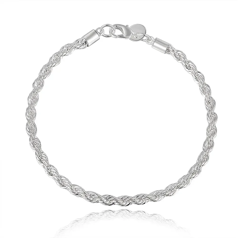 Charm 925 sterling silver Accessories Chain Necklace Bracelet Women