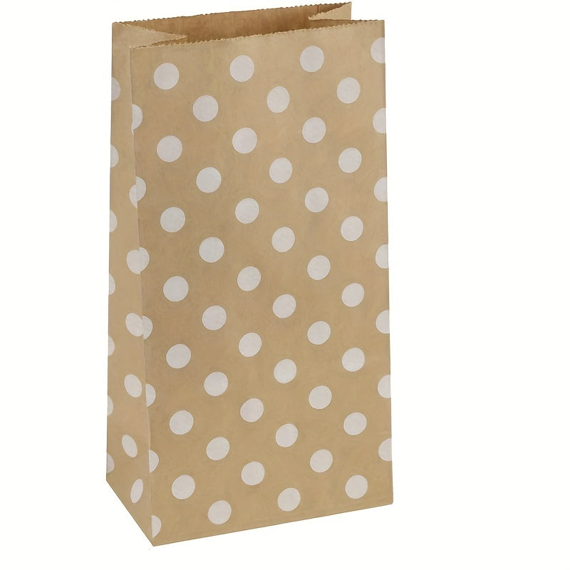 10pcs, 4lb 5x2.95x9.45 Inches Kraft Paper Bags, Snack Bags
