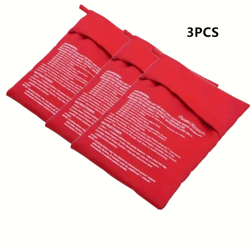 Microwave Potato Bag Baked Potato Bag Red Pouch
