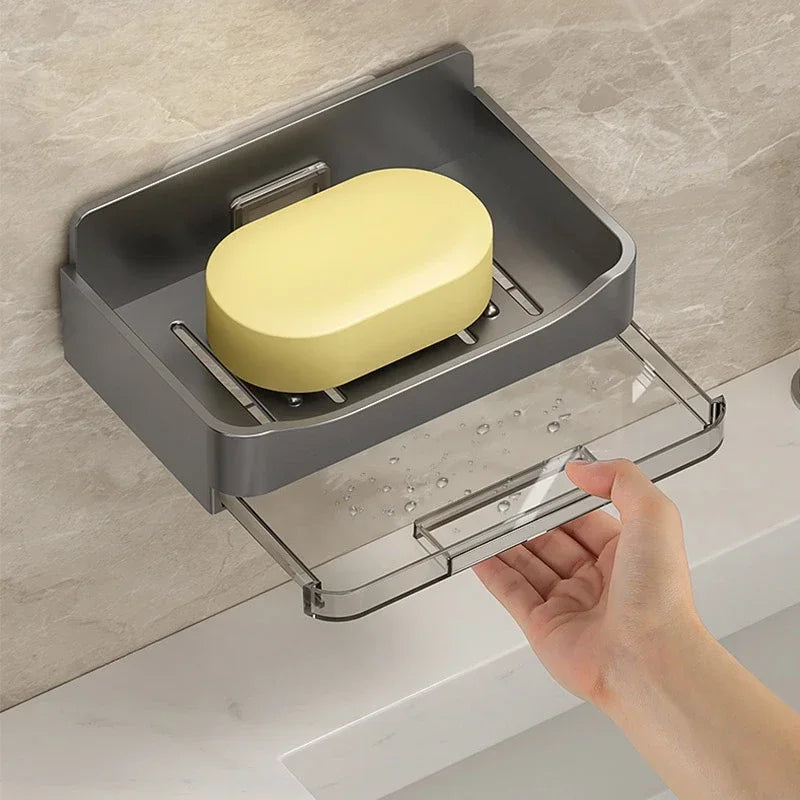 Bathroom Soap Holder Free-Punching Wall Mounted