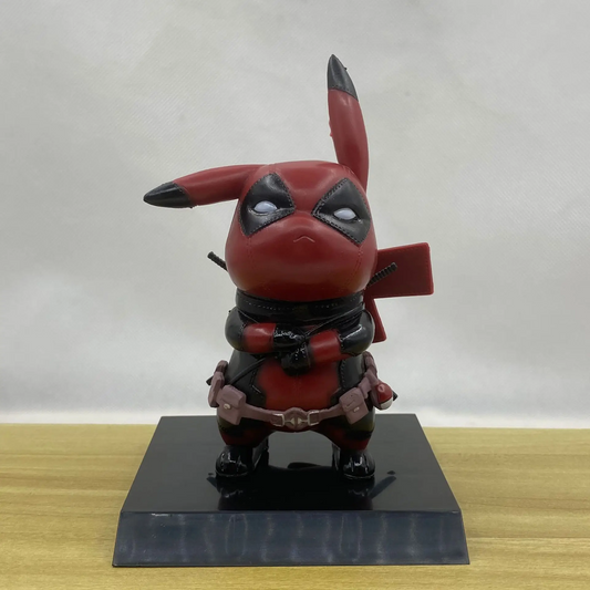 11cm Pokemon Anime Figure PVC Pikachu Cosplay Deadpool