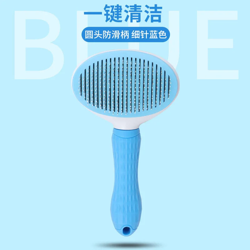 Self-cleaning Pet Hair Remove Comb Cat Slicker Brush Pet Hair Removal Comb