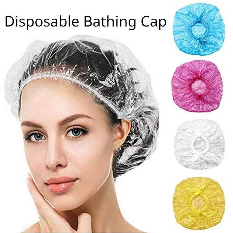 Transparent and Waterproof Disposable Hair Caps