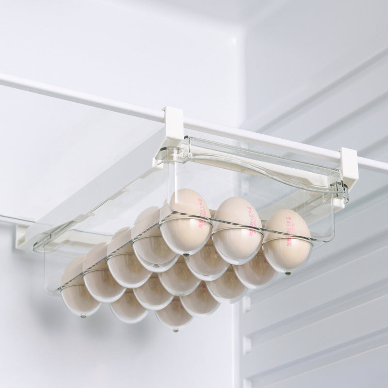 Refrigerator Egg Storage Box Drawer Style Food Fruit Egg Rack