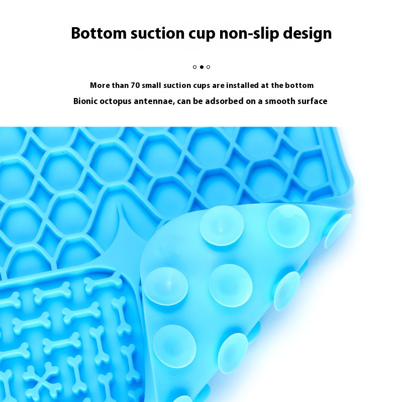 Pet Dog Cat Licking Pad Licking Pad Anti Choking Slow Food Utensils Slow Food