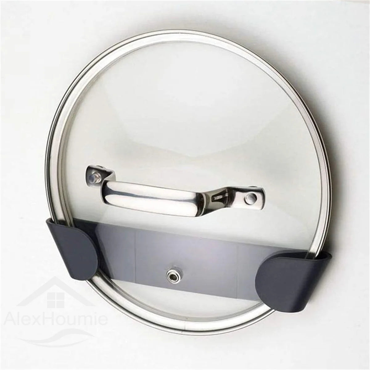 1/pc Pot Lid Holder Wall-Mounted Hanging Holder
