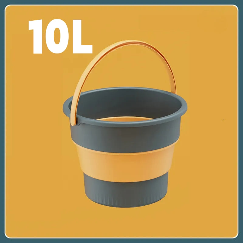 Folding Portable Bucket with Cover