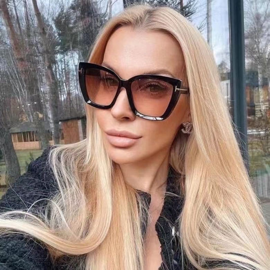 Designer Cat Eye Sunglasses W omen Vintage 2024 High Quality Sun Glasses