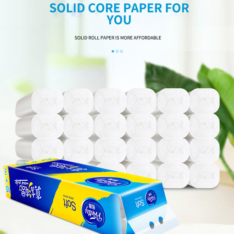 12 Rolls of Full Box of Roll Paper Five Layers Toilet Paper