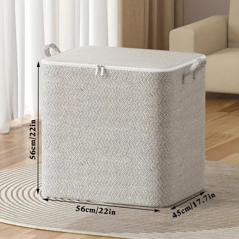 1pc Household Large Capacity Storage Bag Non-woven Material