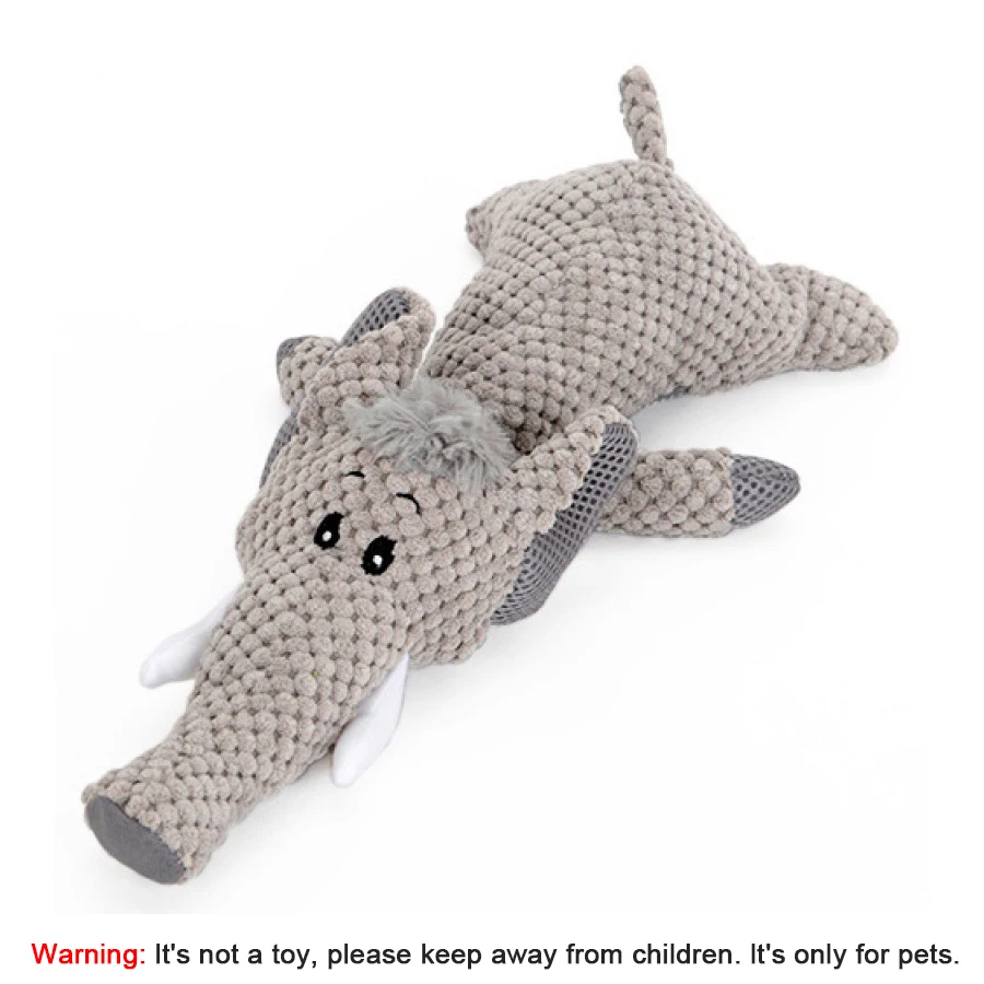 Large Dog Toy Bite-Resistant Sound Plush Toy