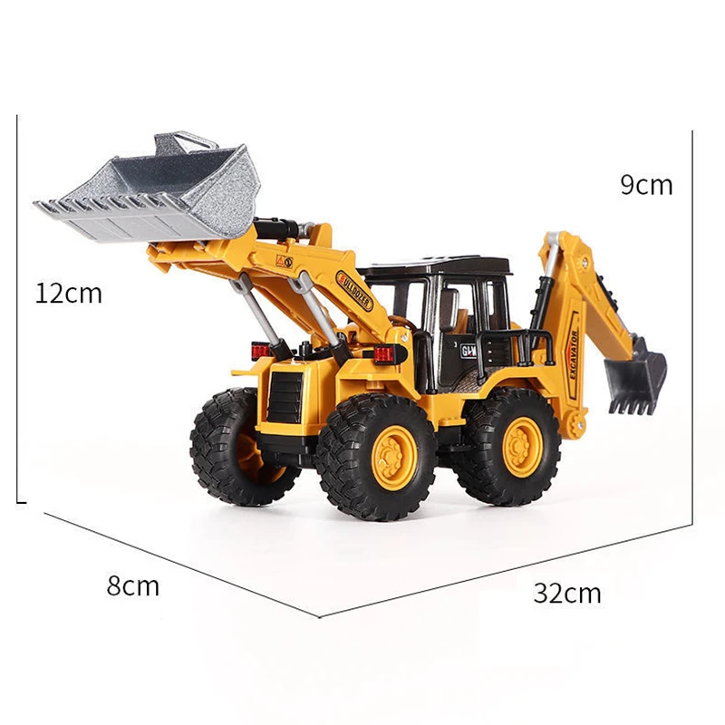 Toys for Boys Alloy Tractor Kids Excavator Bulldozer