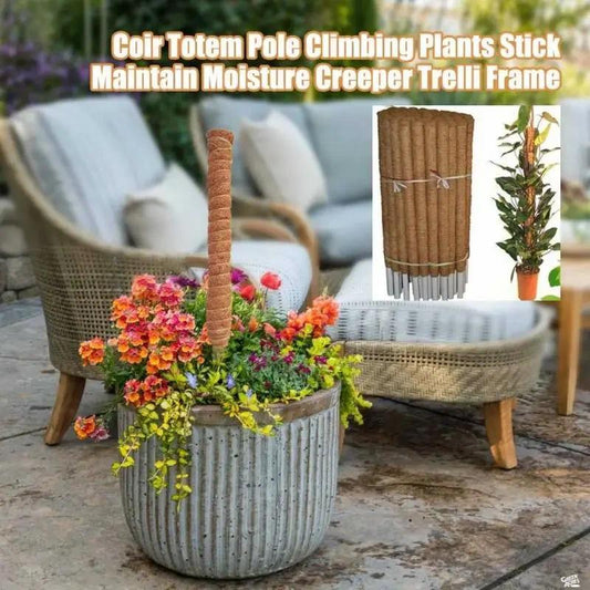 30cm Plant Climbing Coir Totem Pole Safe Gardening