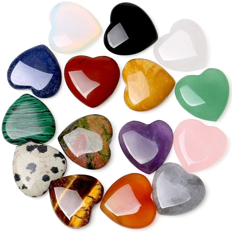 10/20PCS Heart Shape LOVE 20MM