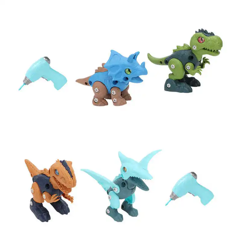 Bricks Toys Dinosaur Assemble Toy Develop Hand On Ability Educational