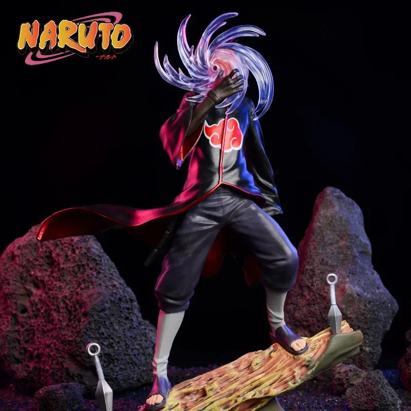 26cm Naruto Anime Figure Obito Uchiha Tobi Head Changeable