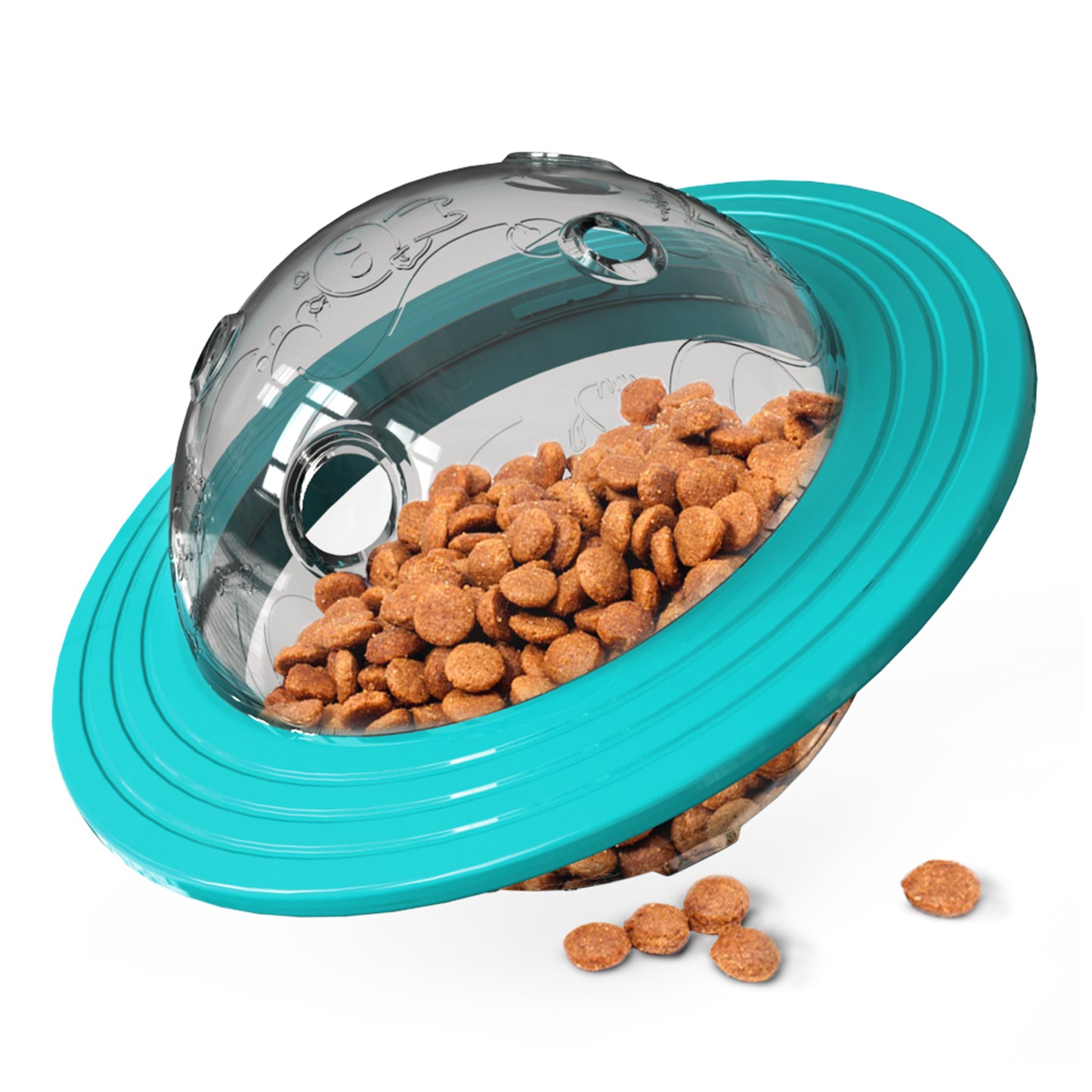 Dog Interactive Food Leaking Dispensing Treat Ball