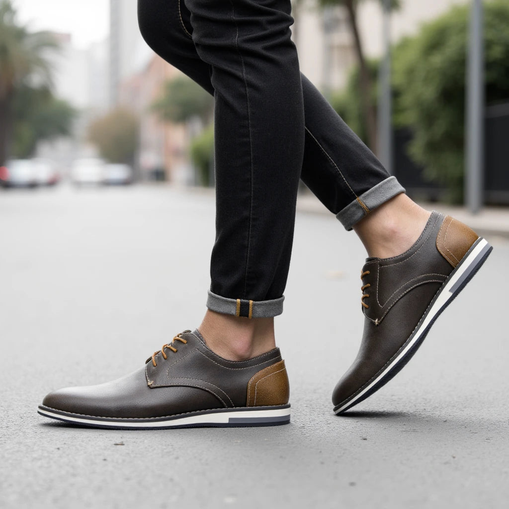 Men Shoes Comfortable Brand Fashion 2025 Leather Shoes Men