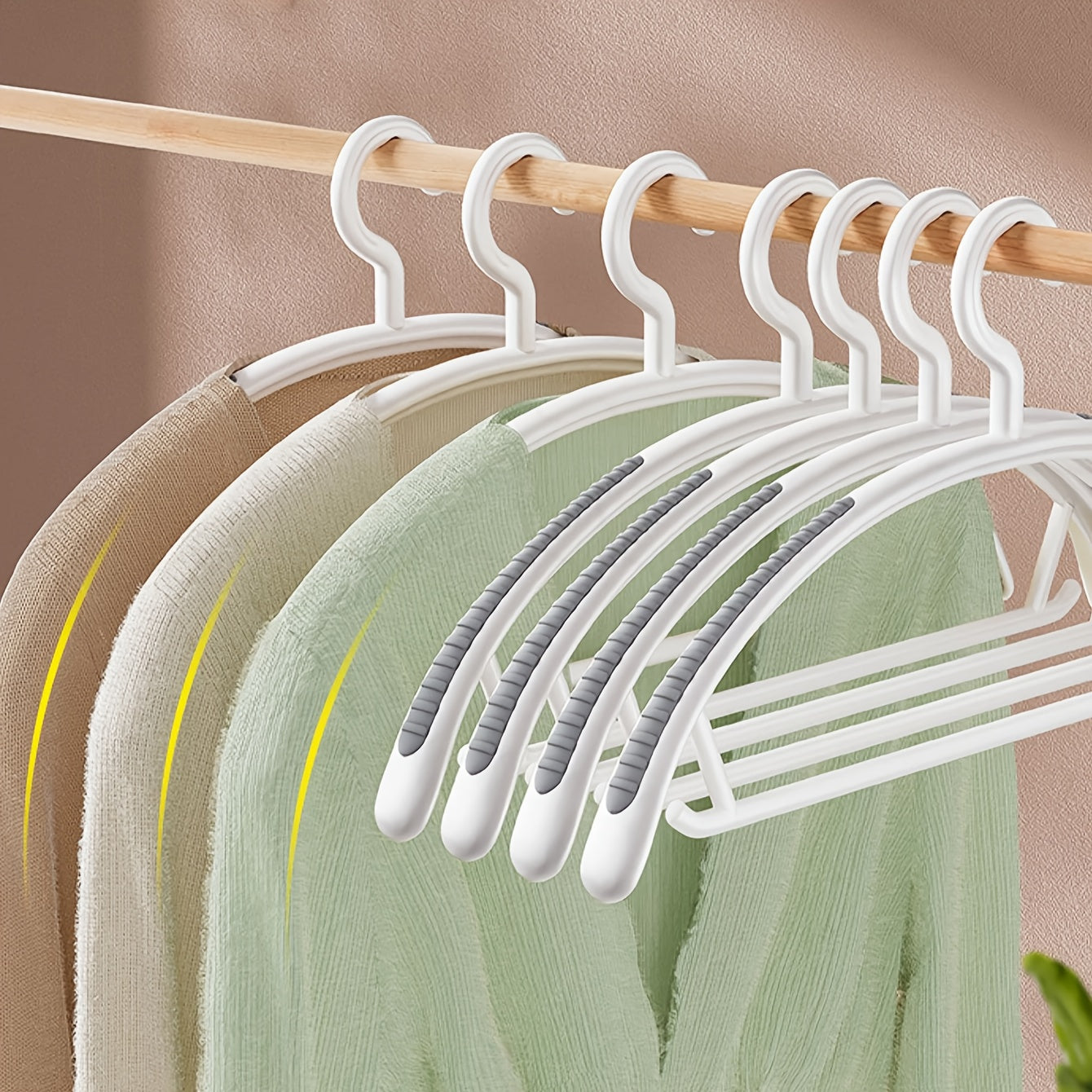 Household Non-slip Hanger, Thick And Wide Shoulder