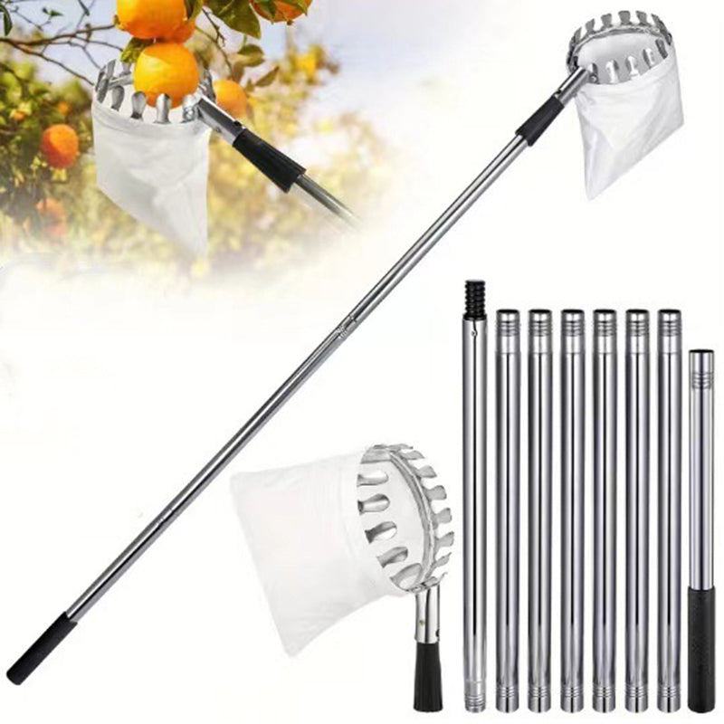 Stainless Steel Splicing Rod Fruit Picker