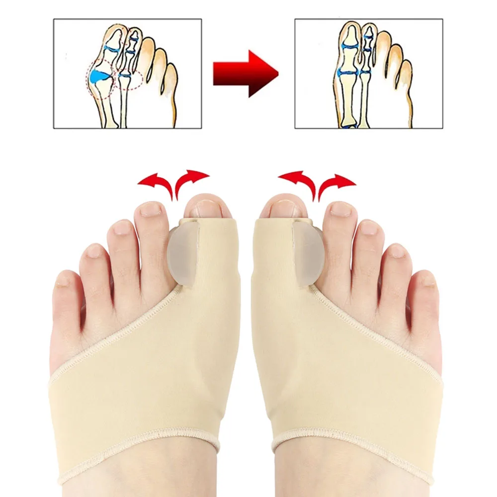 Toe Separator Hallux Valgus Bunion Corrector Orthotics Feet Bone
