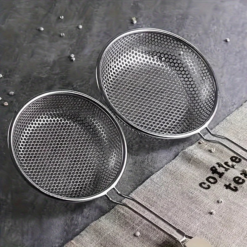 Stainless Steel Colander with Wooden Handle