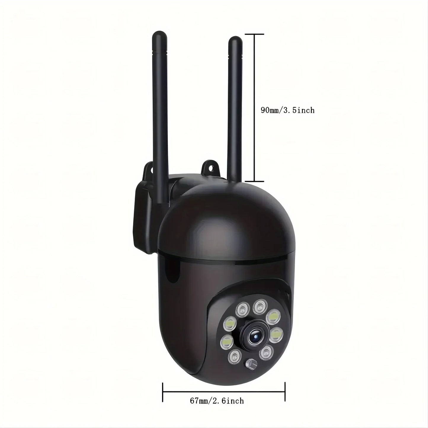 1080P PTZ WIFI IP Camera Audio CCTV Surveillance 4X Zoom