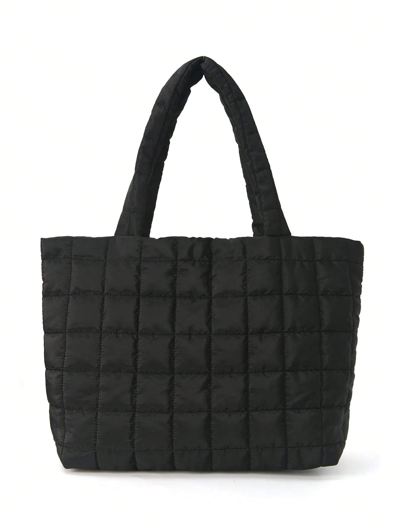 1 Pc Minimalist Quilted Puffy Tote Bag