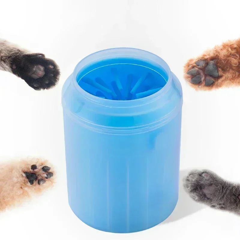 Dog Foot Cup Paw Washer Cleaner Dog Cat Foot Cleaning Brush Soft