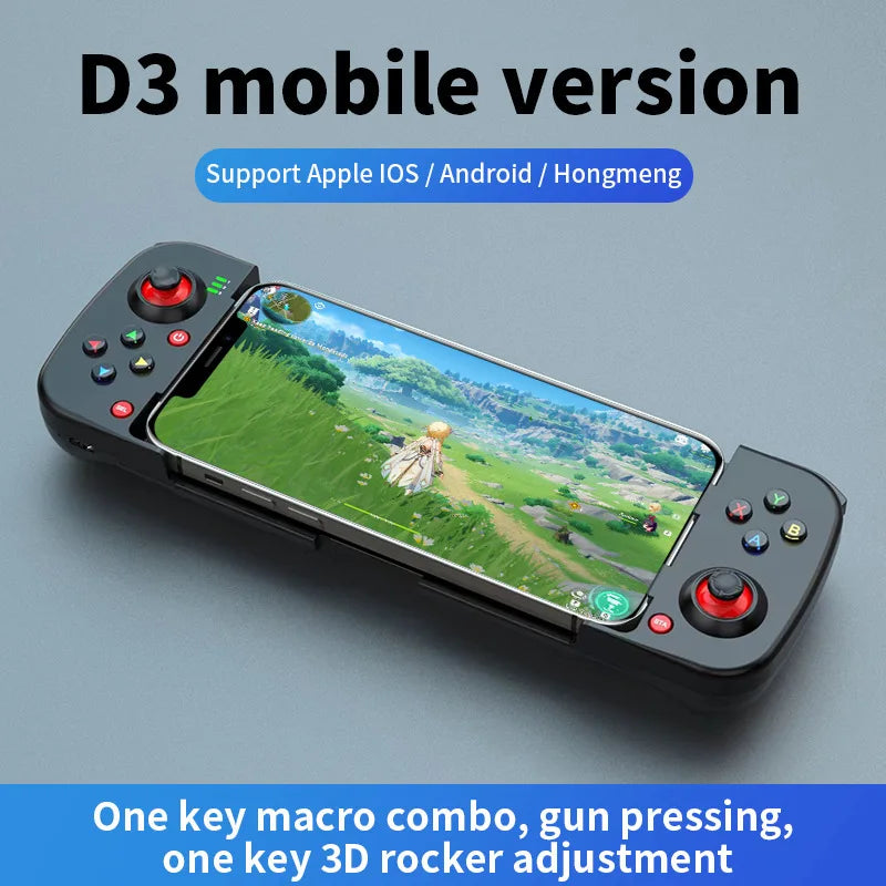 D3 Wireless Stretchable Game Controller Bluetooth 5.0 Mobile Phone Gamepad