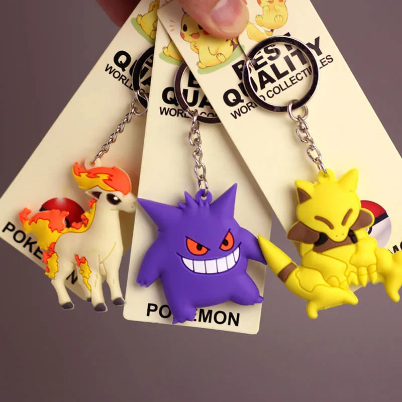 Pokemon Keychain Pikachu Anime Action Figure Toy