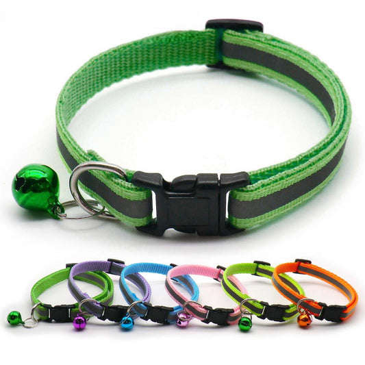 2Pcs/Pack 12 Colors Reflective Adjustable Cats And Small Dogs