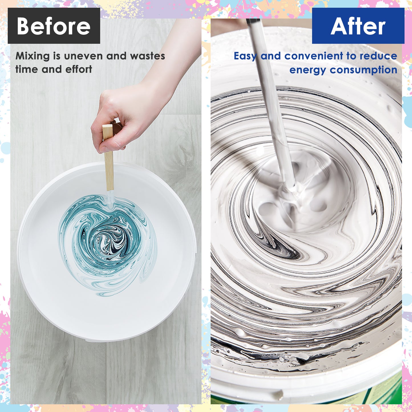 6Pcs Epoxy Mixing Stick Paint Stirring Rod