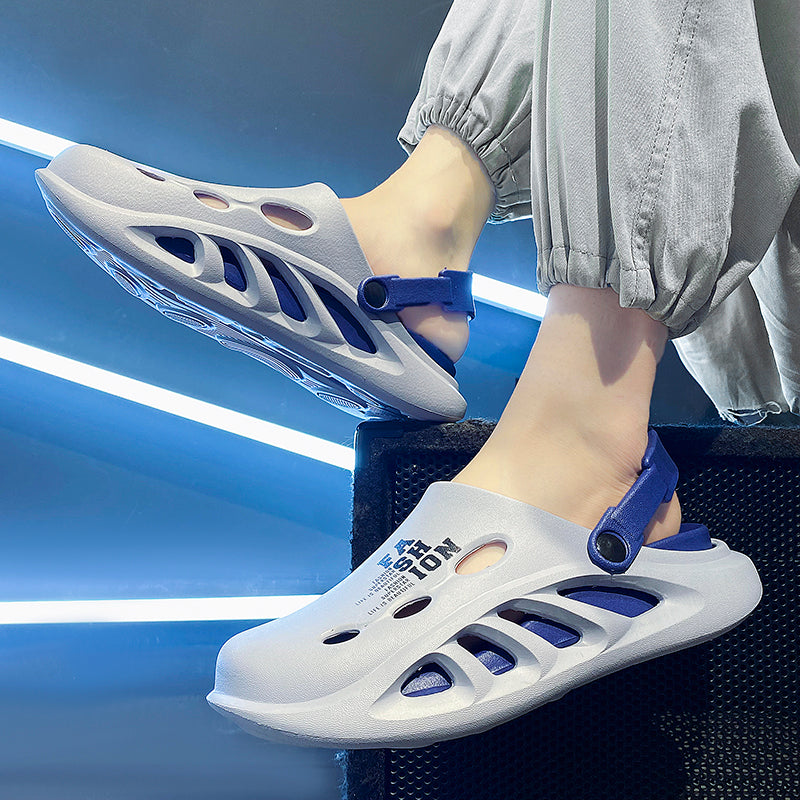 2024 New Men Outdoor Sandals Slippers Beach Comfortable Thick Soft Sole