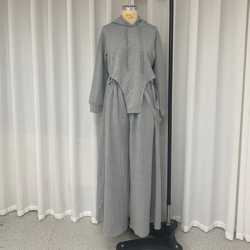 Waytobele Autumn 2 Piece Set Women Casual Simple Solid