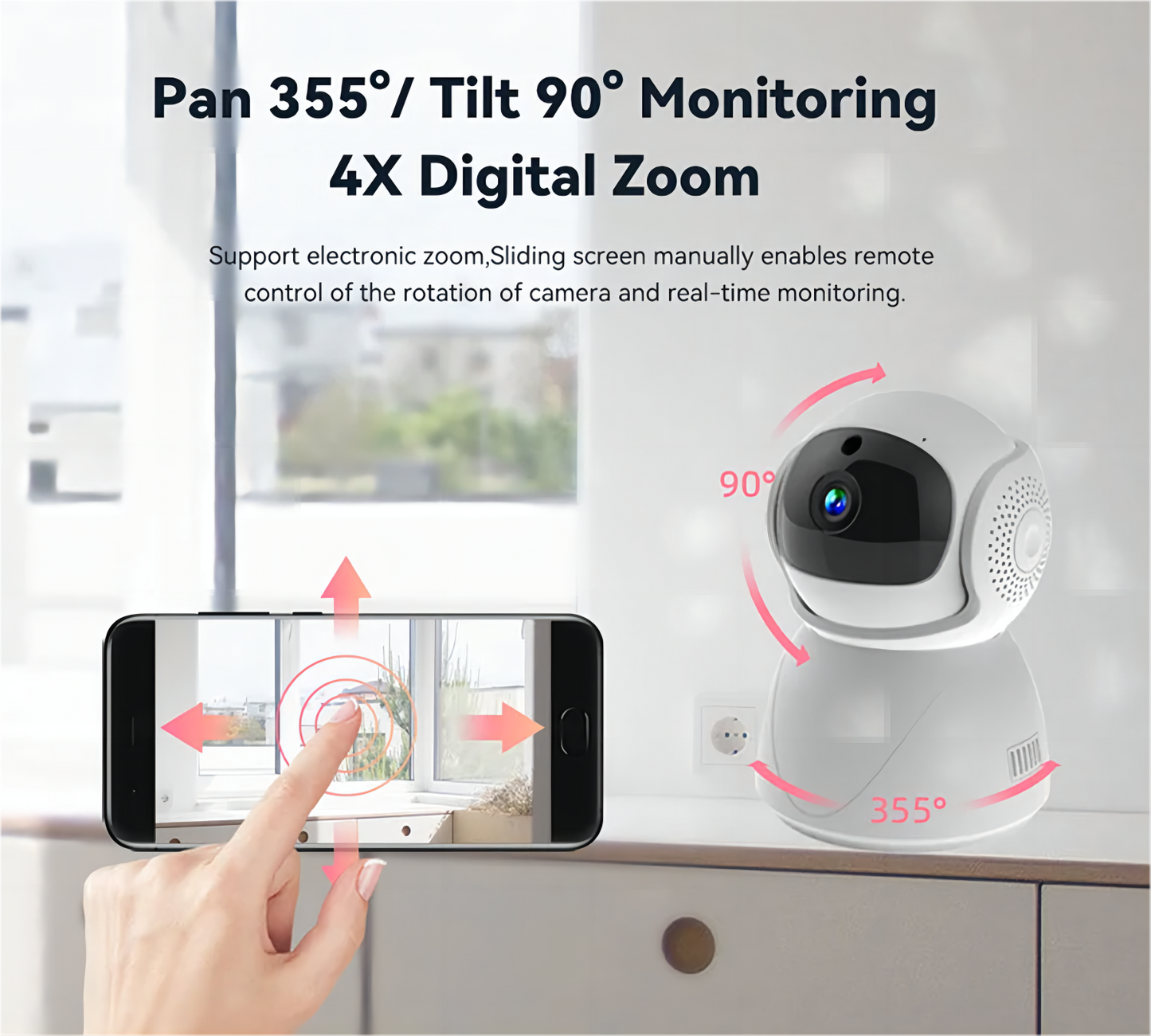 WiFi Smart IP Camera 2MP/5MP AI Human Detect Color Night