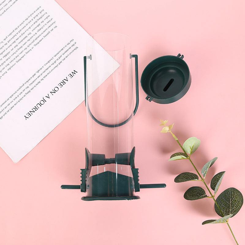 Pet Bird Feeder Outdoor Hanging Pet Food Dispenser