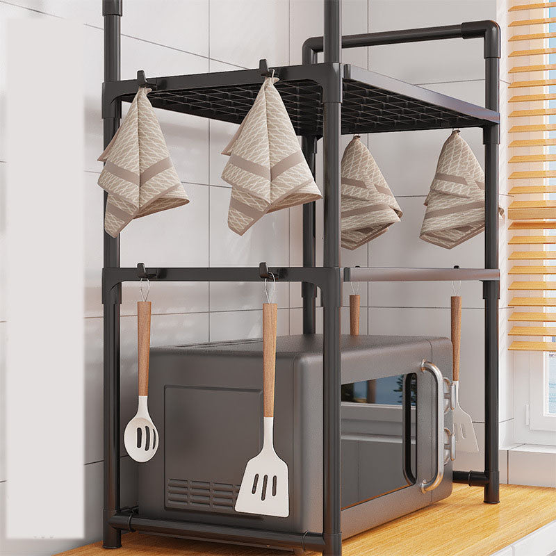 Kitchen Storage Rack Microwave Shelf Condiment Organizer