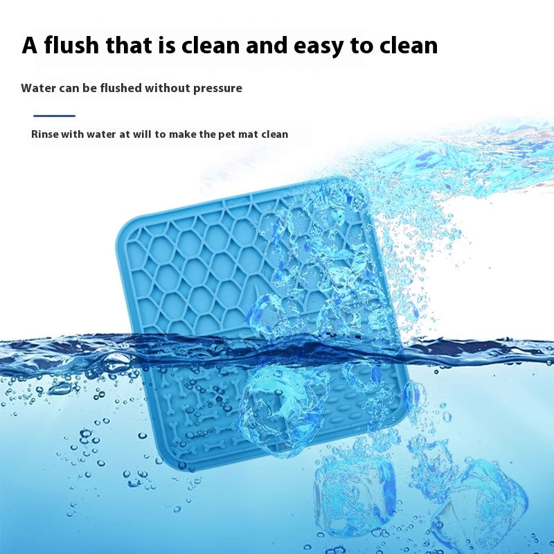 Pet Dog Cat Licking Pad Licking Pad Anti Choking Slow Food Utensils Slow Food