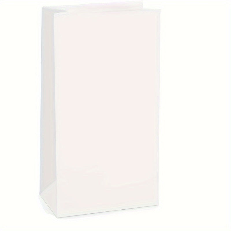 10pcs, 4lb 5x2.95x9.45 Inches Kraft Paper Bags, Snack Bags